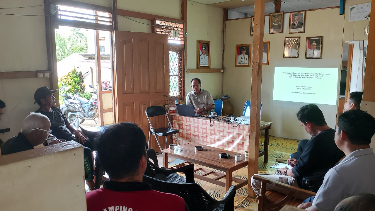 Persiapan Natal Oikumene 2025 Desa Semandang Kiri