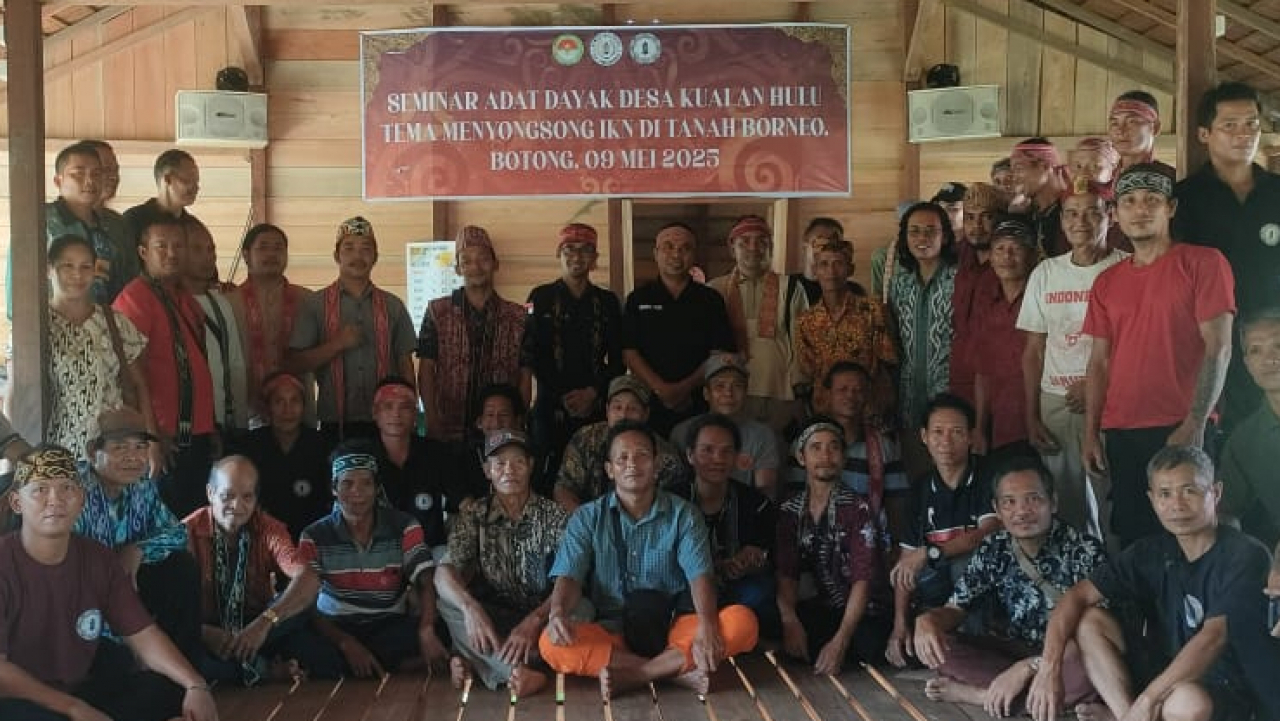Meriahnya Acara Desa di Kualan Hulu