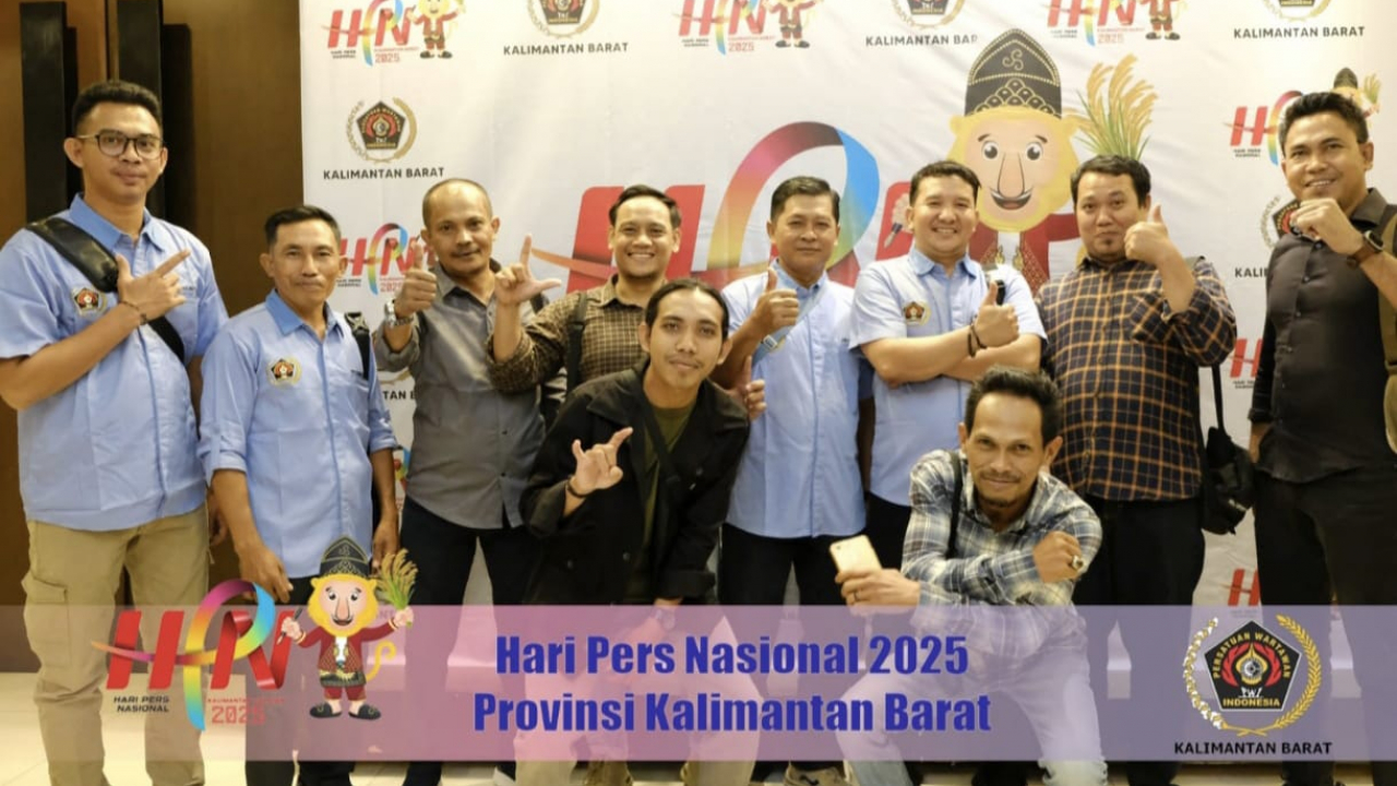 Wartawan Ketapang dan Kayong Utara Ikut Meriahkan Puncak Hari Pers Nasional Provinsi Kalbar