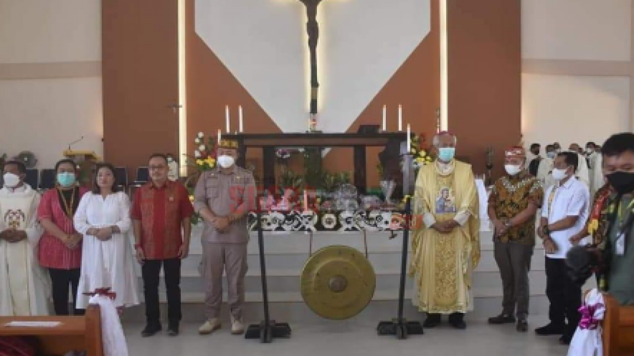 Umat Katolik Desa Semandang Simpang Hulu Miliki Gereja Baru