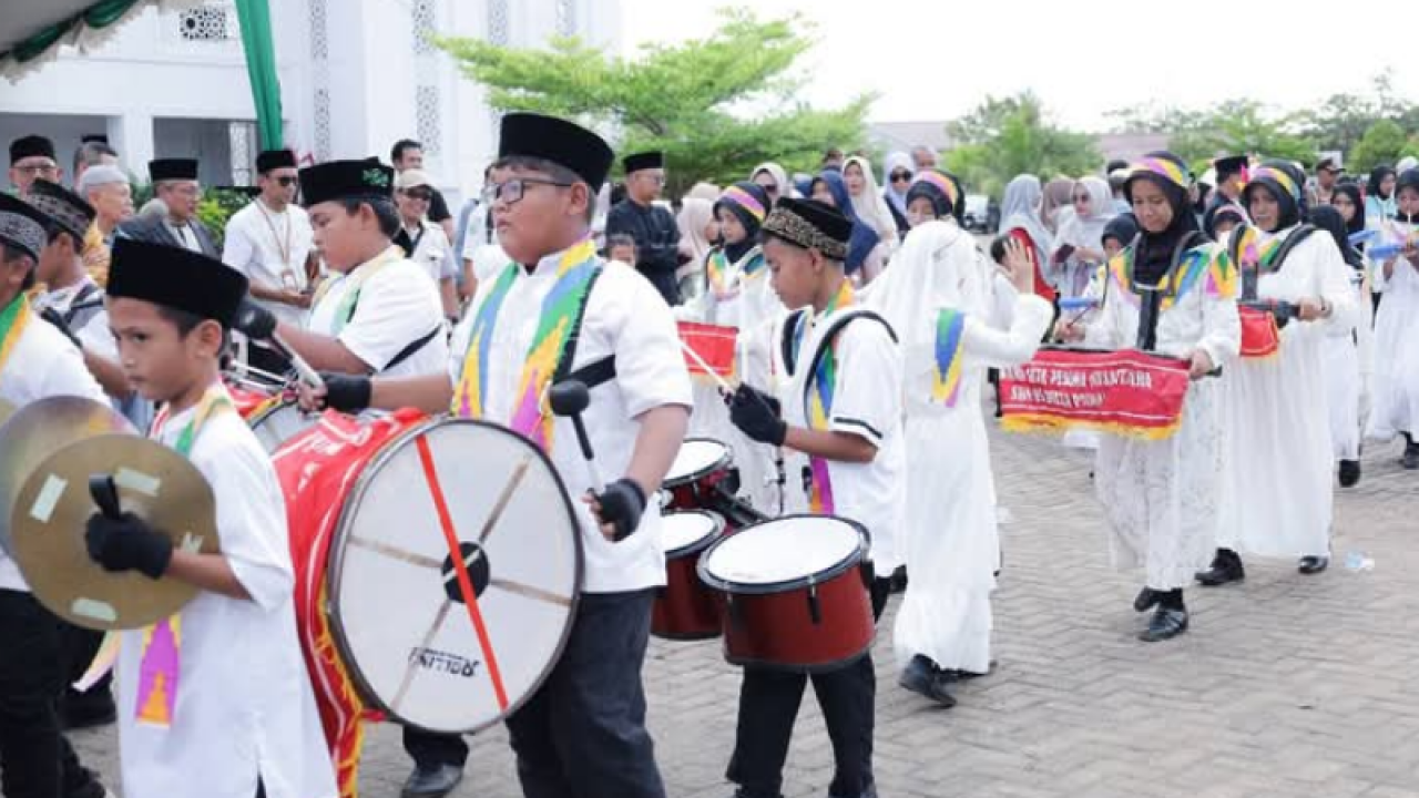 Syiar Islam, Ribuan Peserta Ramaikan Pawai Tarhib di Ketapang
