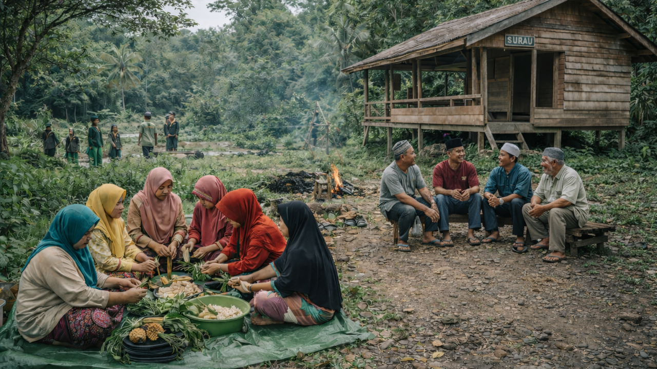 Membangun Komunitas Desa Sungai Kelik Melalui Aktivitas Sosial dan Keagamaan