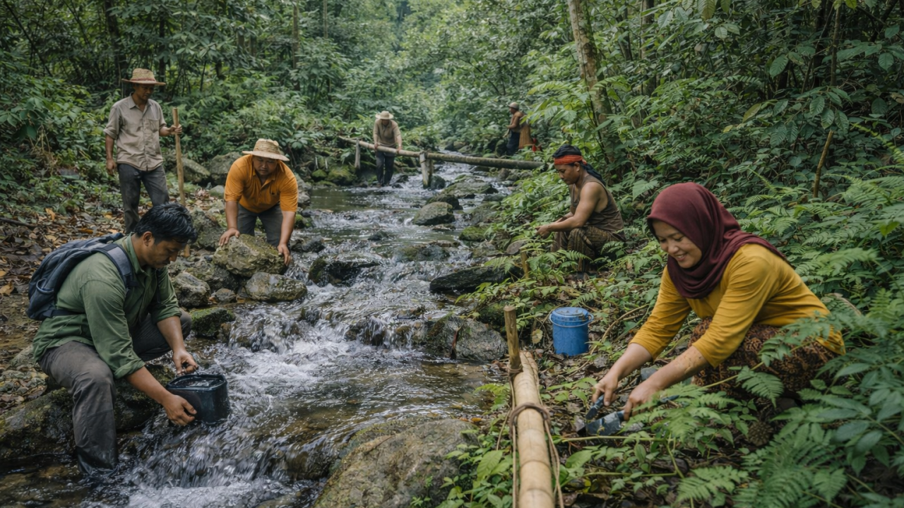 Kearifan Warga Lembah Hijau Satu Menjaga Hutan dan Sumber Air