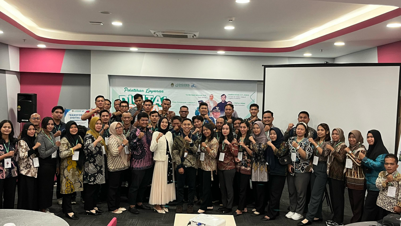 Pelatihan Aplikasi Digides Online di Desa Lembah Hijau Dua Berjalan Sukses