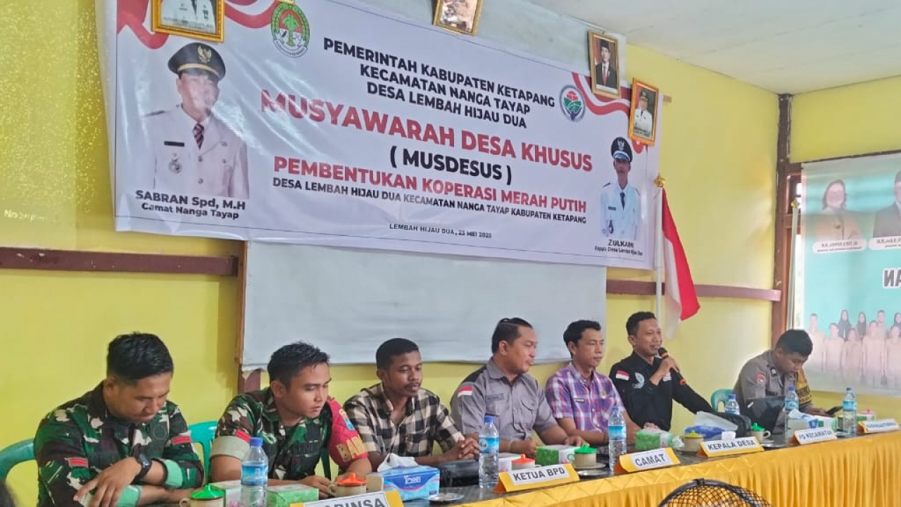 MUSDESUS KOPERASI MERAH PUTIH DESA LEMBAH HIJAU DUA