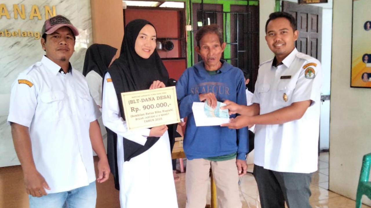 Penyaluran BLT-DD Rp 900.000,- Bulan Januari s/d Maret Tahun 2025