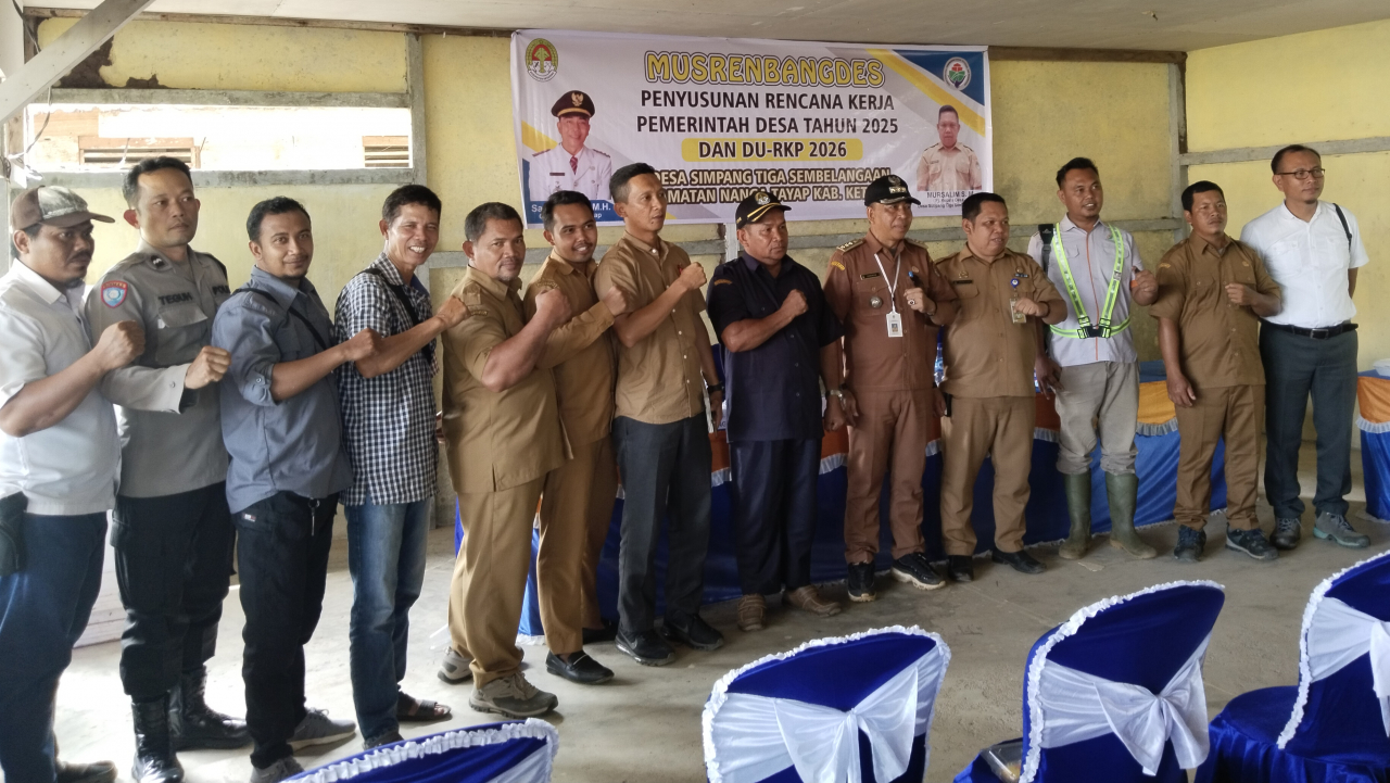 **Musyawarah Rencana Pembangunan Desa (MUSREMBANGDes) Tahun Anggaran 2025 Dan DU-RKP 2025 Desa Simpang Tiga Sembelangaan**
