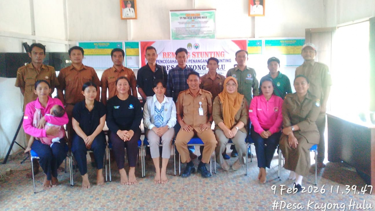Rembuk Stunting: Desa Kayong Hulu Tekan Angka Stunting