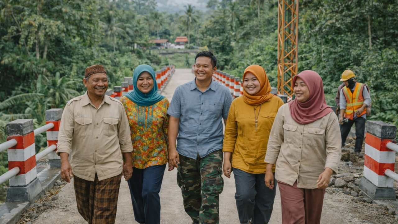 Penguatan Infrastruktur Jadi Penopang Aktivitas Warga Desa Tanjung Medan