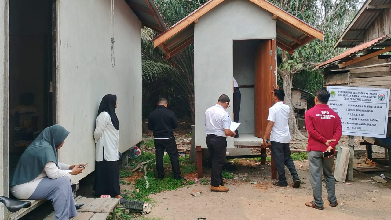 Peningkatan Sanitasi Desa Pematang Gadung Tingkatkan Kesehatan
