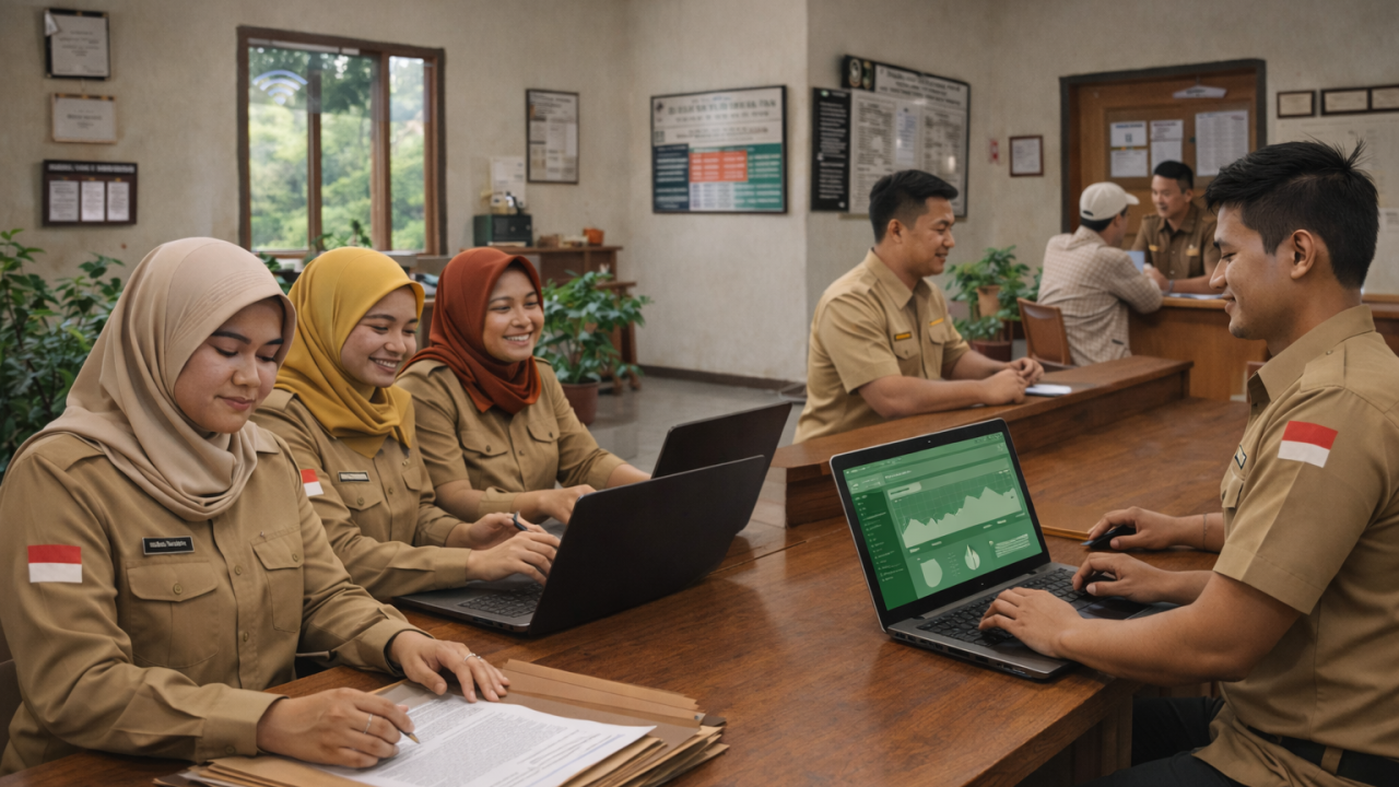 Dari Administrasi Manual Menuju Desa Siap Digital: Langkah Kecil Pesaguan Kanan Menyongsong Pelayanan Masa Depan