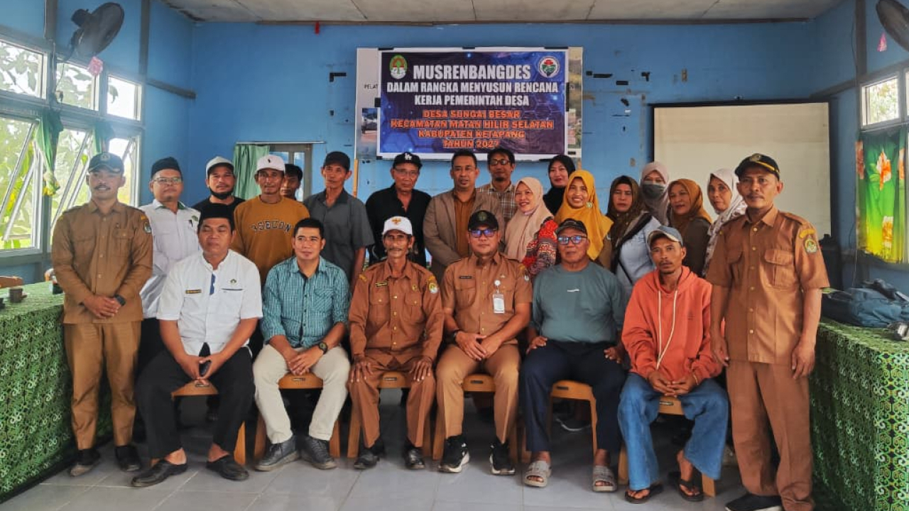 Musrenbangdes Desa Sungai Besar Tampung 8 Usulan Prioritas Warga, Selaraskan RKPDes 2027 dengan Imbauan Bupati