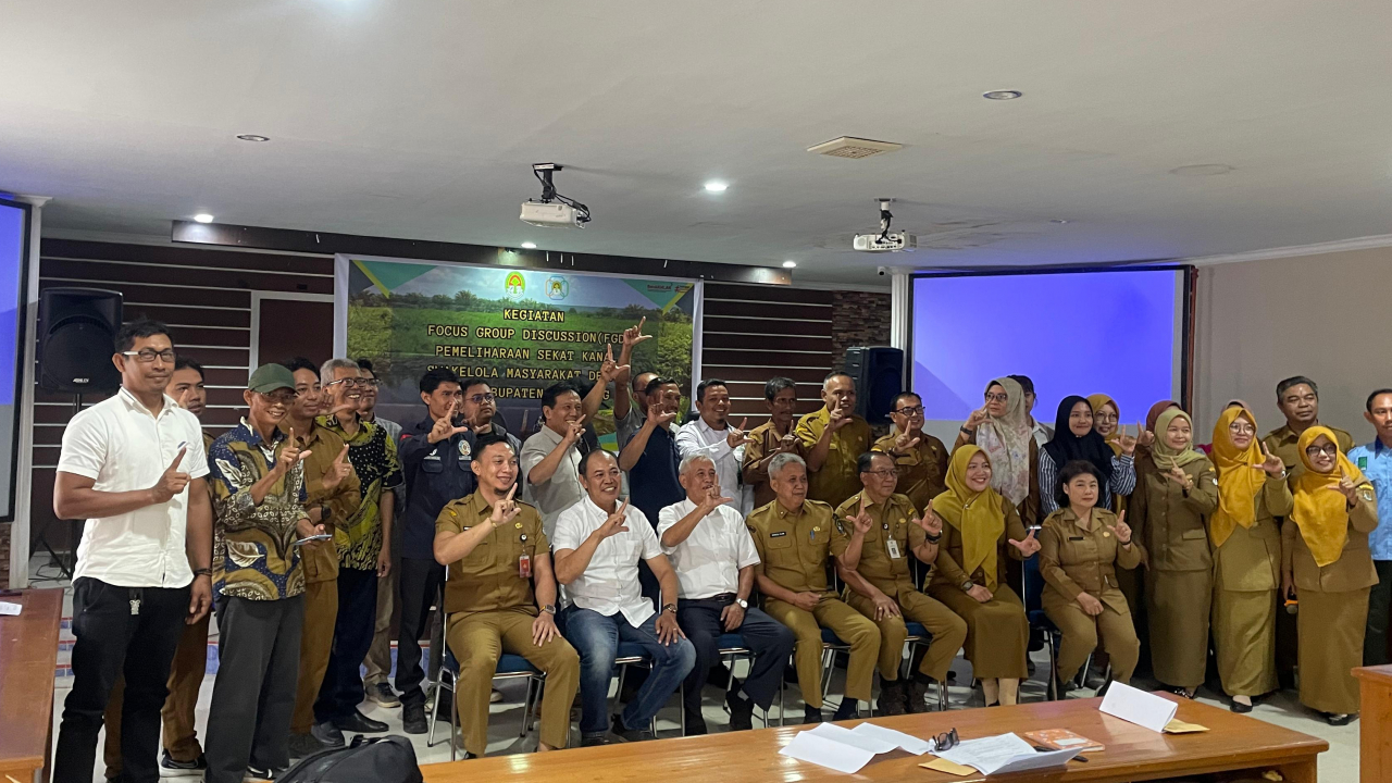 Desa Sungai Besar Ikut Diskusi Seru Soal Pemeliharaan Sekat Kanal