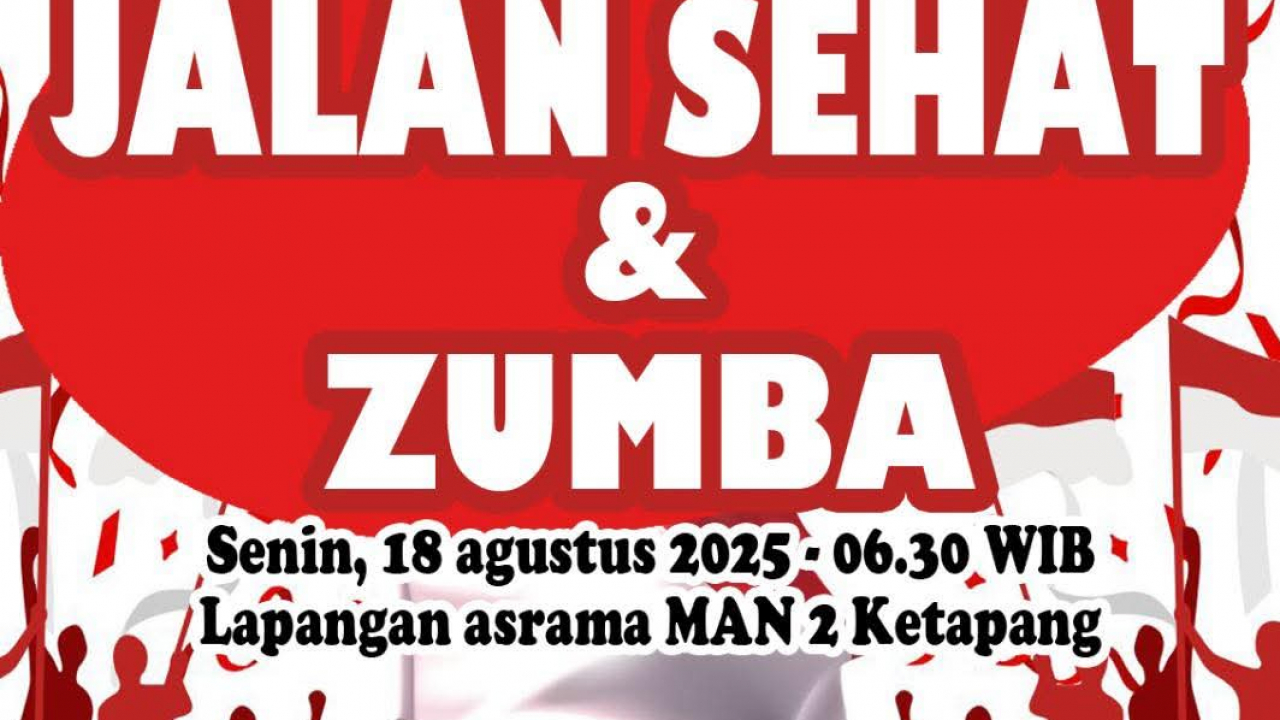 Semarak HUT RI ke-80: Jalan Sehat dan Zumba Berhadiah di Desa Sungai Besar