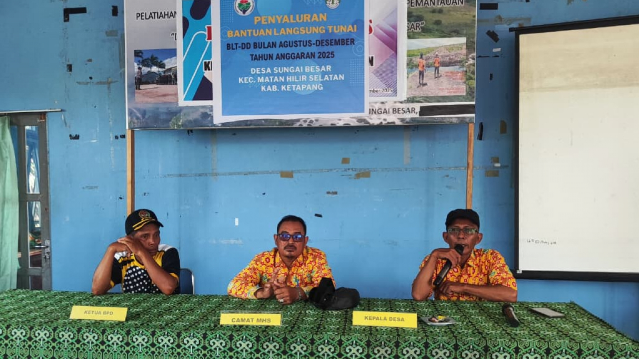 Penyaluran Bantuan Langsung Tunai (BLT) Dari Dana Desa