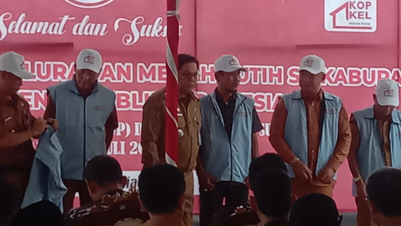 Pemerintahan Desa Sungai Besar Menghadiri Peluncuran Koperasi Merah Putih