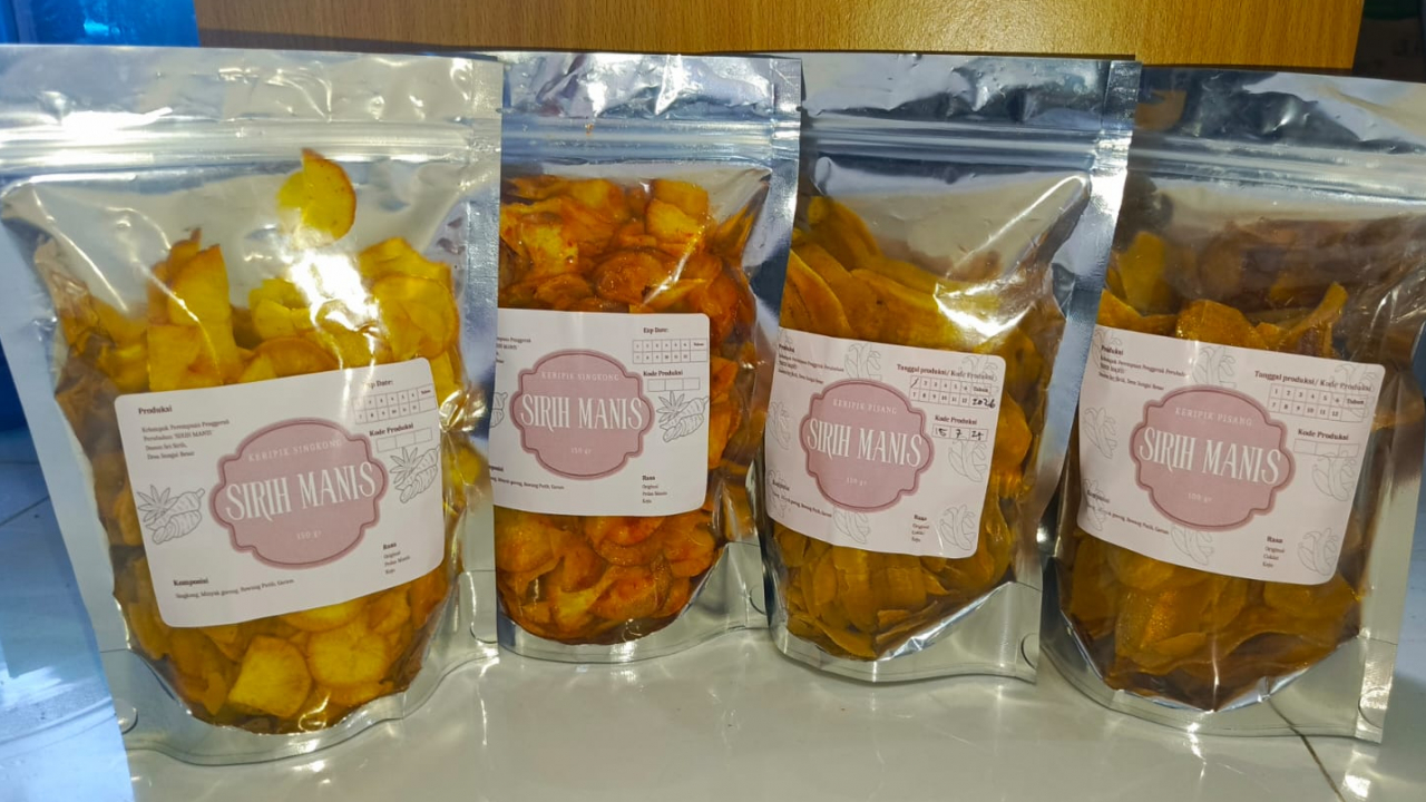 Kripik Pisang dan Singkong: Kisah Inspiratif P3 Sirih Manis dari Desa Sungai Besar