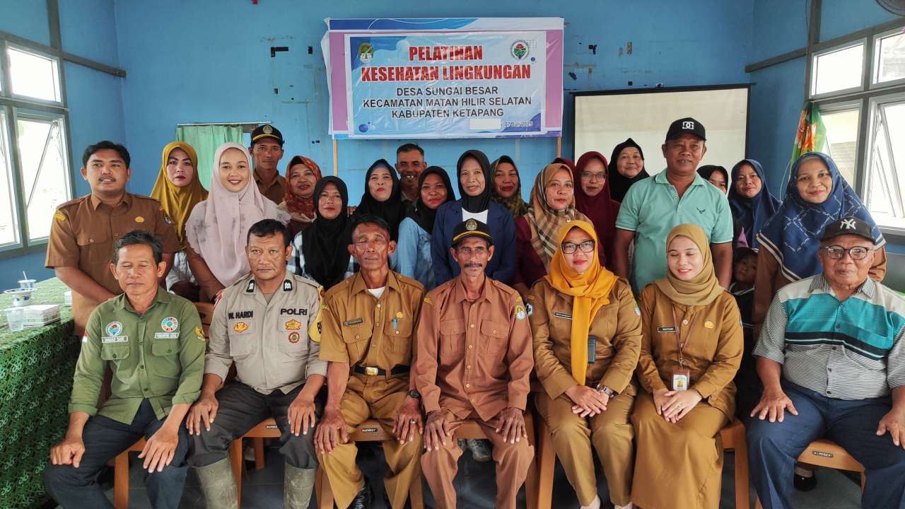 Pelatihan Kesehatan Lingkungan di Desa Sungai Besar