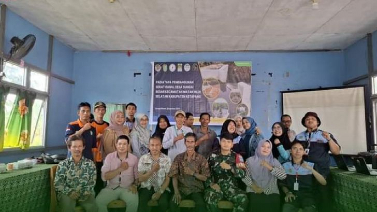 Antisipasi Karhutla, Babinsa Koramil Matan Hilir Selatan Hadiri Sosialisasi Pembangunan Sekat Kanal di Wilayah