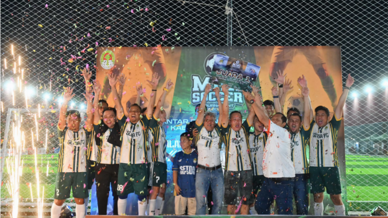 Setda FC Juarai Turnamen Mini Soccer 2025