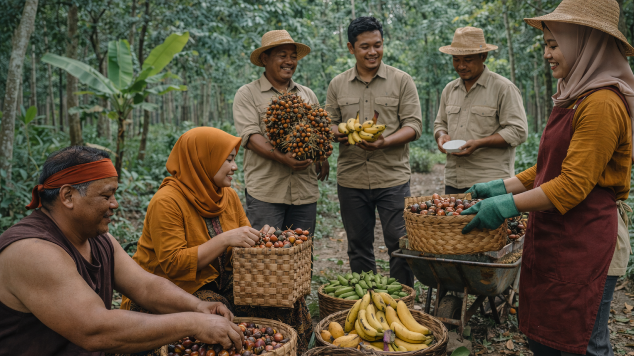 Kebersamaan dan Gotong Royong Warga Menjadi Modal Sosial Desa Mahawa