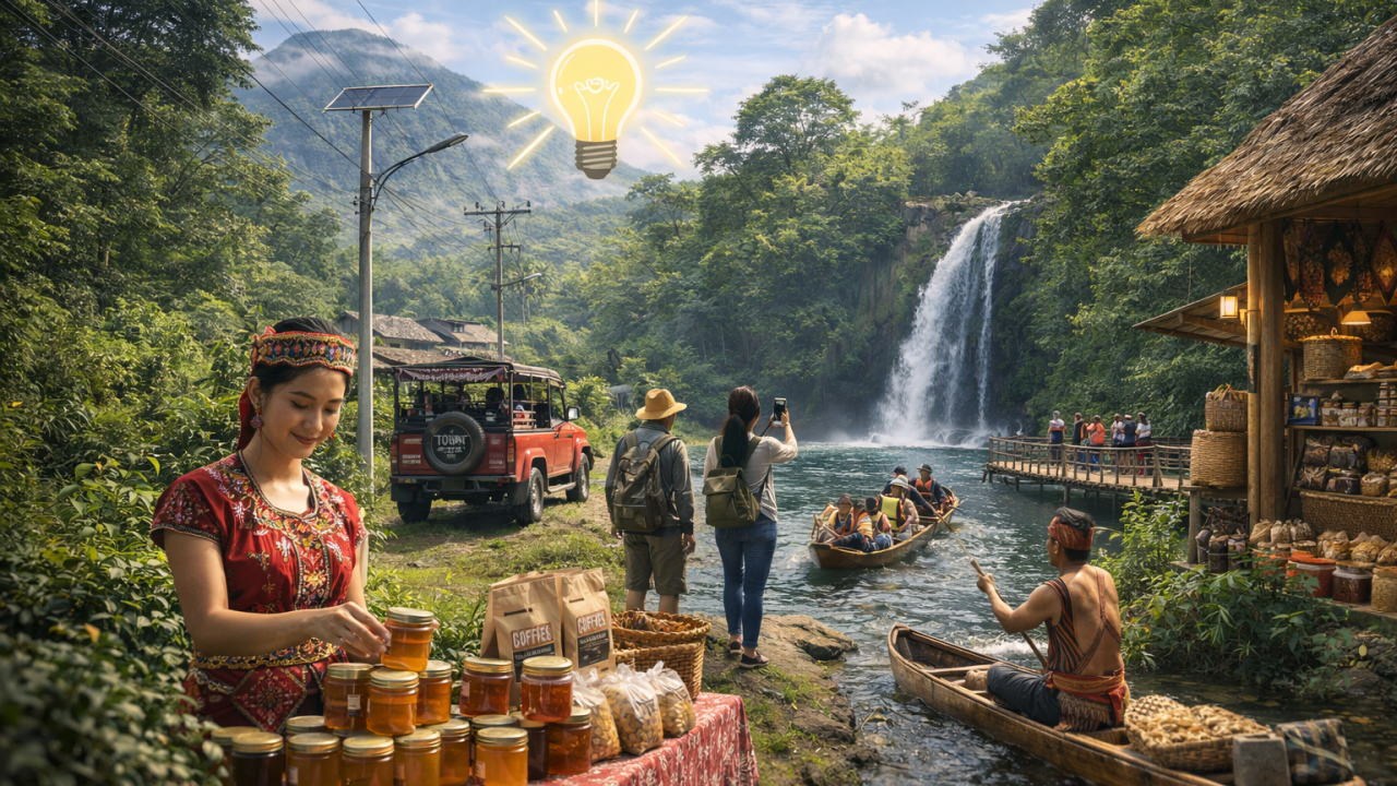 Desa Nanga Kelampai Bergerak Maju: Listrik Masuk, Wisata Alam Diperkenalkan, dan Produk Lokal Ditingkatkan