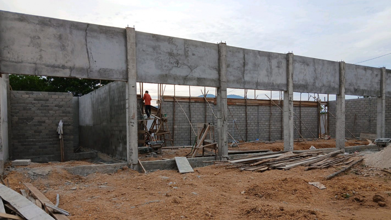 progres pembangunan gerai koperasi desa merah putih