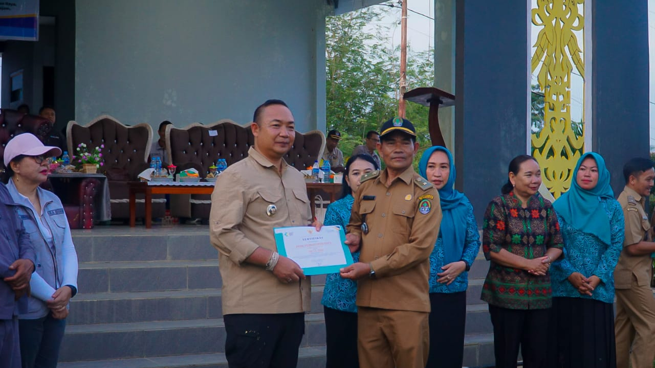 Deklarasi ODF & Peresmian Gedung Posyandu di Belaban Tujuh