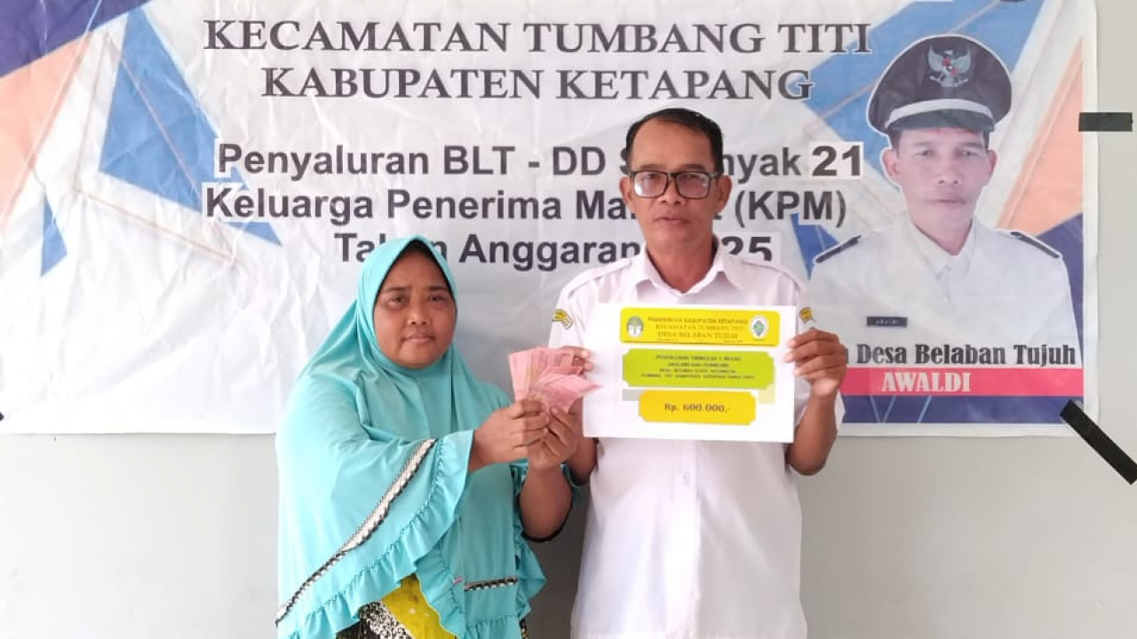 Penyaluran BLT-DD Bulan Januari dan Februari Tahun 2025.