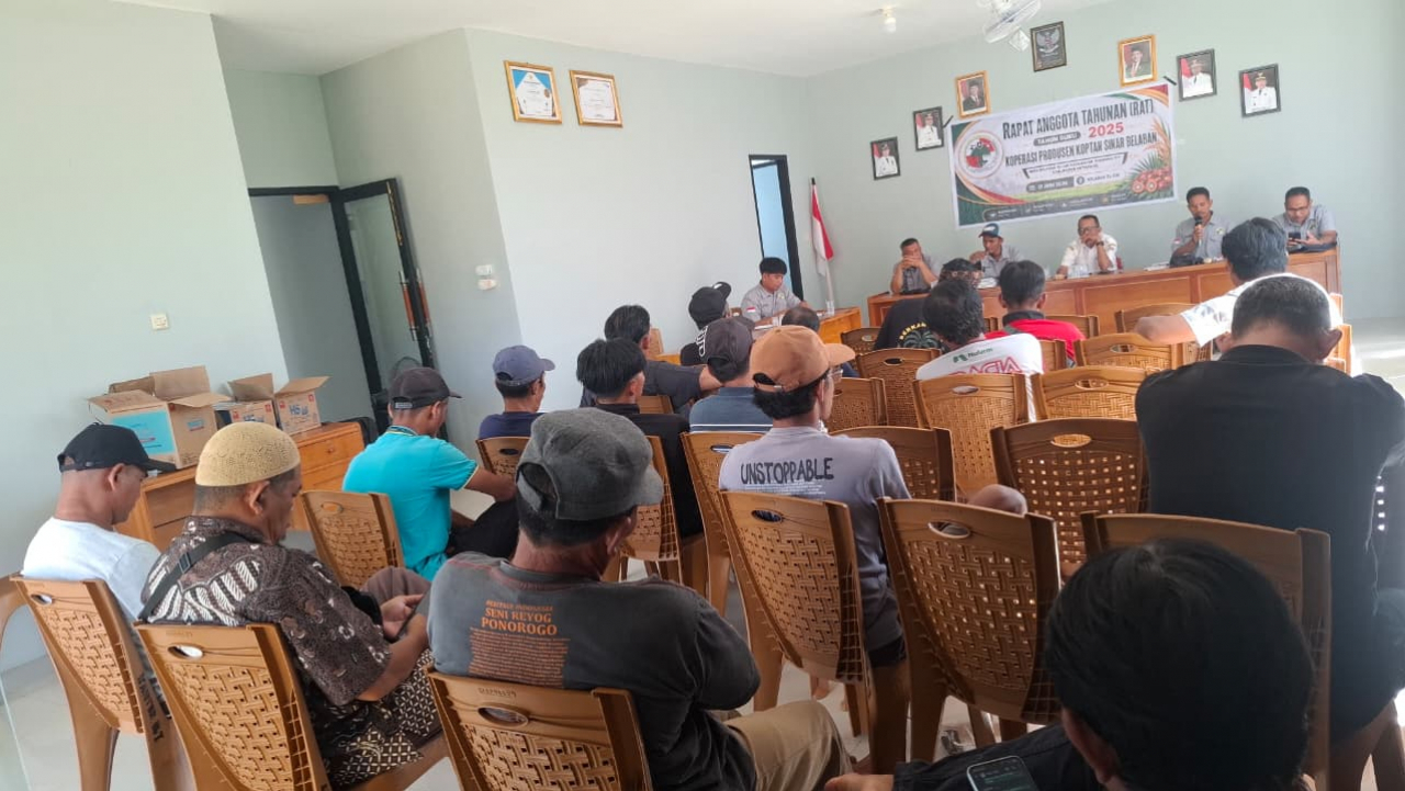 Koperasi Produsen Koptan Sinar Belaban Gelar Rapat Anggota Tahunan (RAT) Tahun Buku 2025