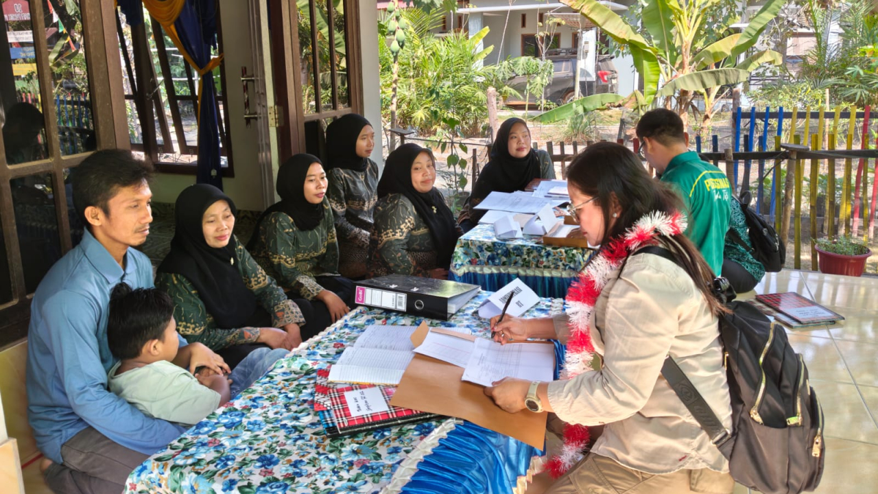 Penilaian Lomba Lingkungan Tingkat RT Berlangsung Meriah, Wujudkan Desa Belaban Tujuh yang Bersih dan Asri