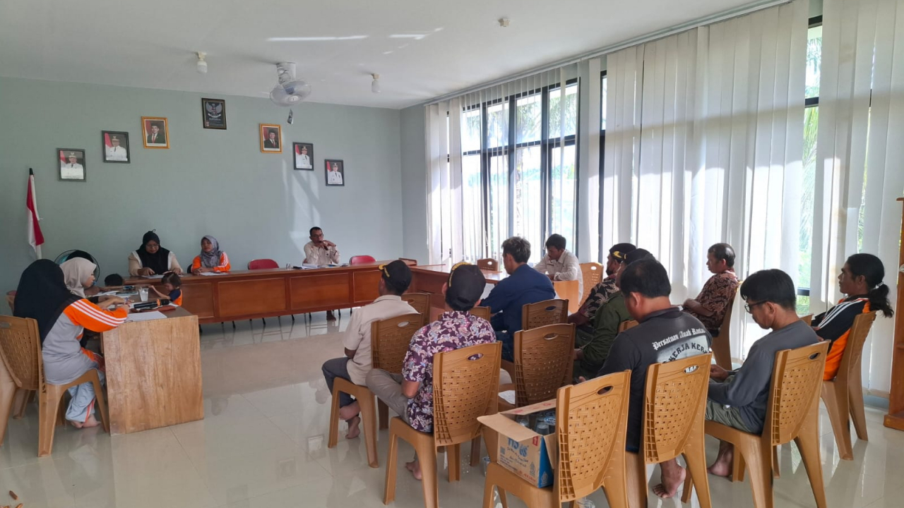 Rapat Musyawarah Pemutakhiran Data Miskin Ekstrem Sementara Tingkat Desa