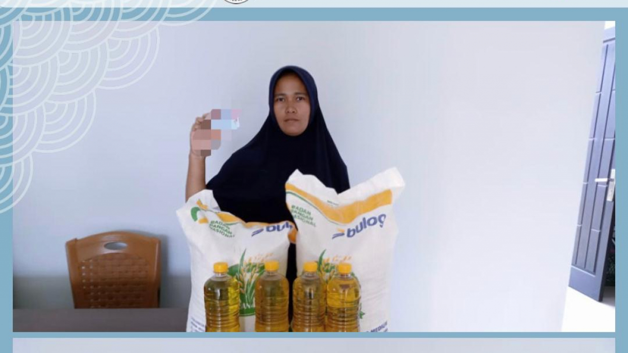 Pemdes Belaban Tujuh Laksanakan Pendistribusian Bantuan Pangan