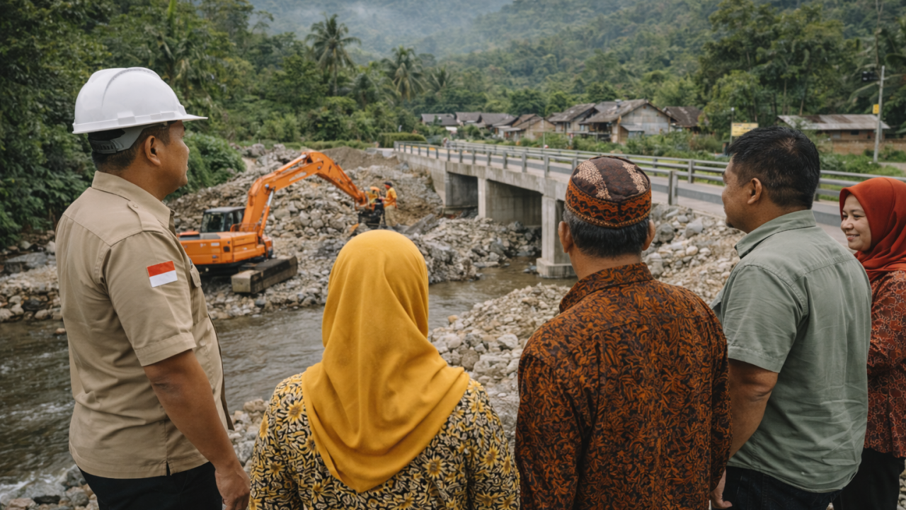 Pemajuan Infrastruktur dan Potensi Alam Jadi Fokus Pembangunan di Desa Serengkah Kanan