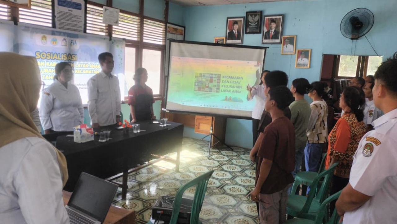 Kabupaten Layak Anak Jadi Komitmen Bersama, DP3AP2KB Ketapang Sosialisasikan Perlindungan Anak di Desa Jelayan