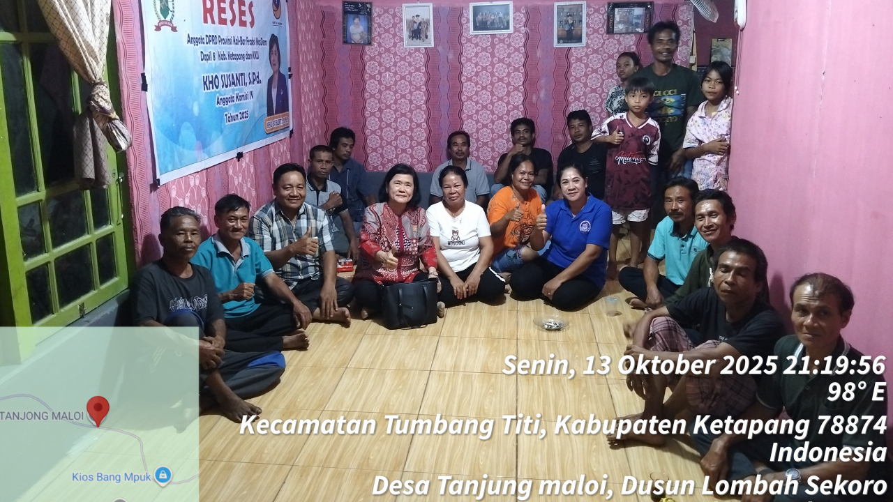 RESES, ANGGOTA DEWAN DPRD PROVINSI IBU KHO SUSANTI,S.Pd.