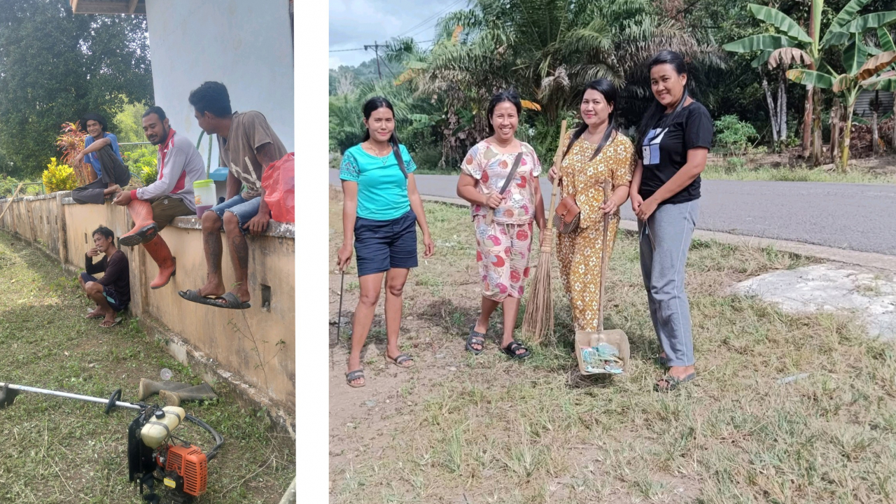 PEMDES GOTONG ROYONG DI DESA TANJUNG MALOI