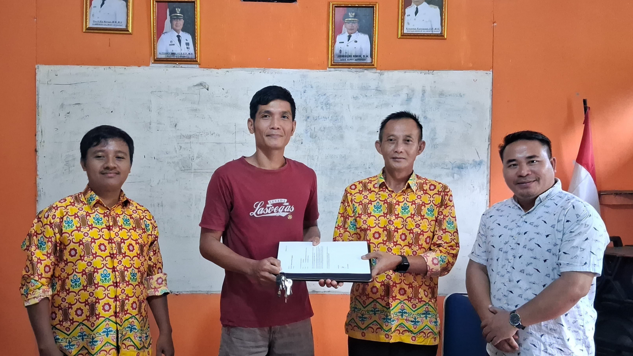 Serah Terima Kepemimpinan BUMDes Tuah Kaling Kepada Pemerintah Desa Tangerang