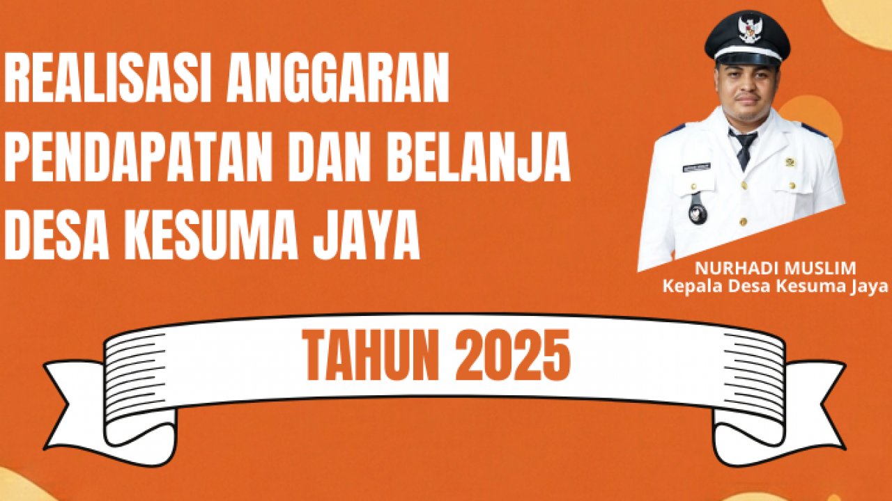 Laporan Keuangan Desa Kesuma Jaya 2025: Realisasi Anggaran Fokus pada Prioritas Nasional dan Penguatan Ekonomi Lokal