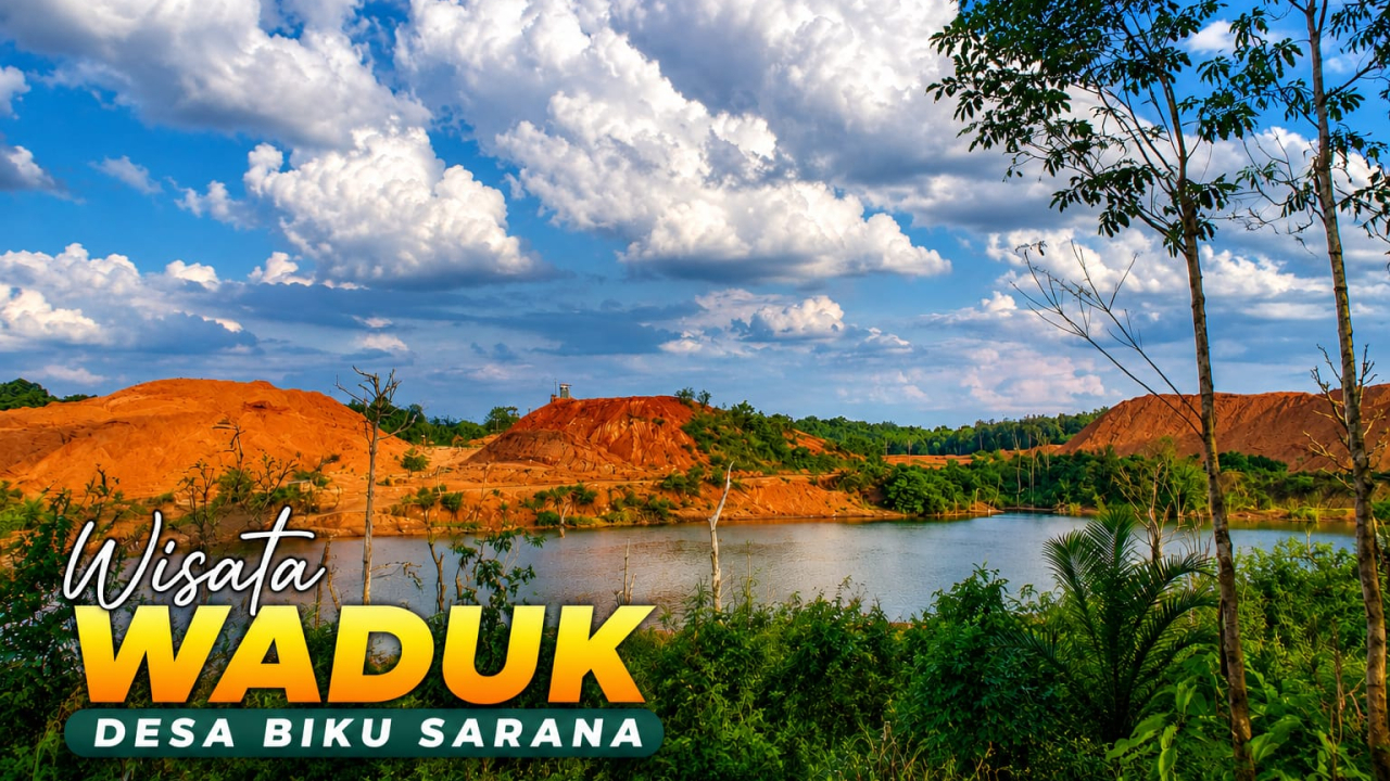 Wisata Waduk Buatan Desa Biku Sarana