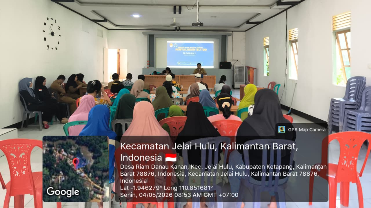 BLT-DD Riam Danau Kanan: Bantu Ekonomi 35 KPM di Jelai Hulu