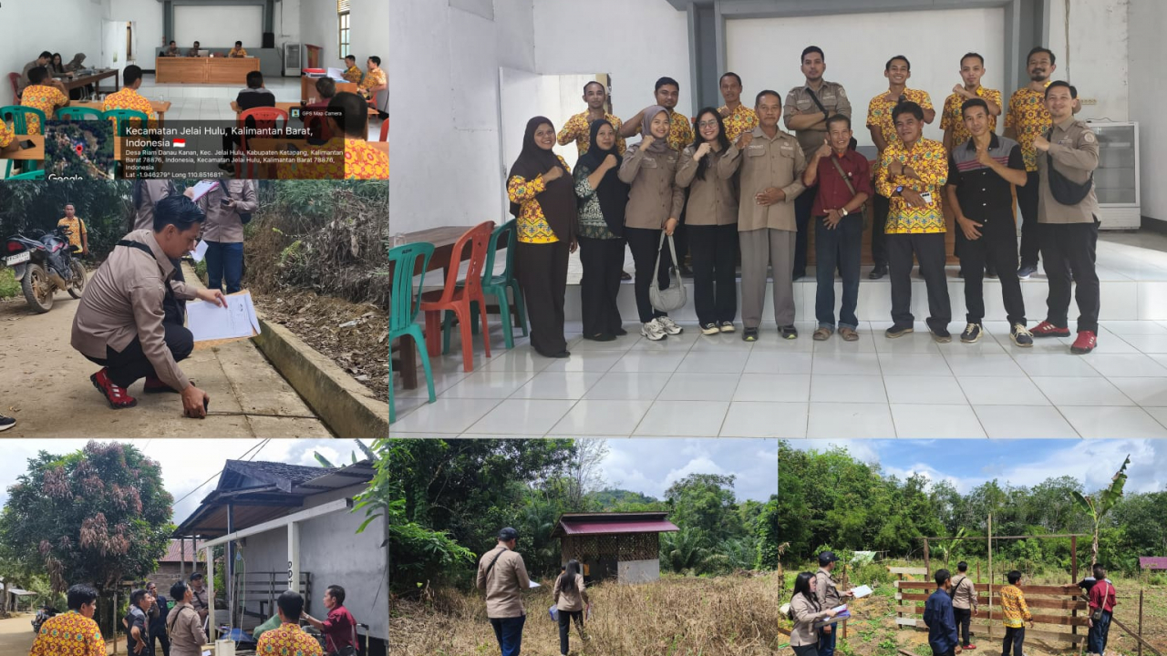 Kunjungan Inspektorat Daerah Kabupaten Ketapang ke Desa Riam Danau Kanan : Audit dan Bimbingan terhadap pelaksanaan pemerintahan desa