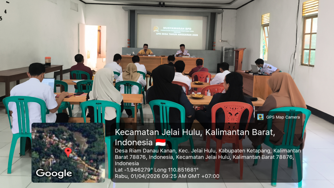 Musyawarah BPD Pembahasan Rancangan Peraturan Desa Tentang APB Desa Tahun Anggaran 2026