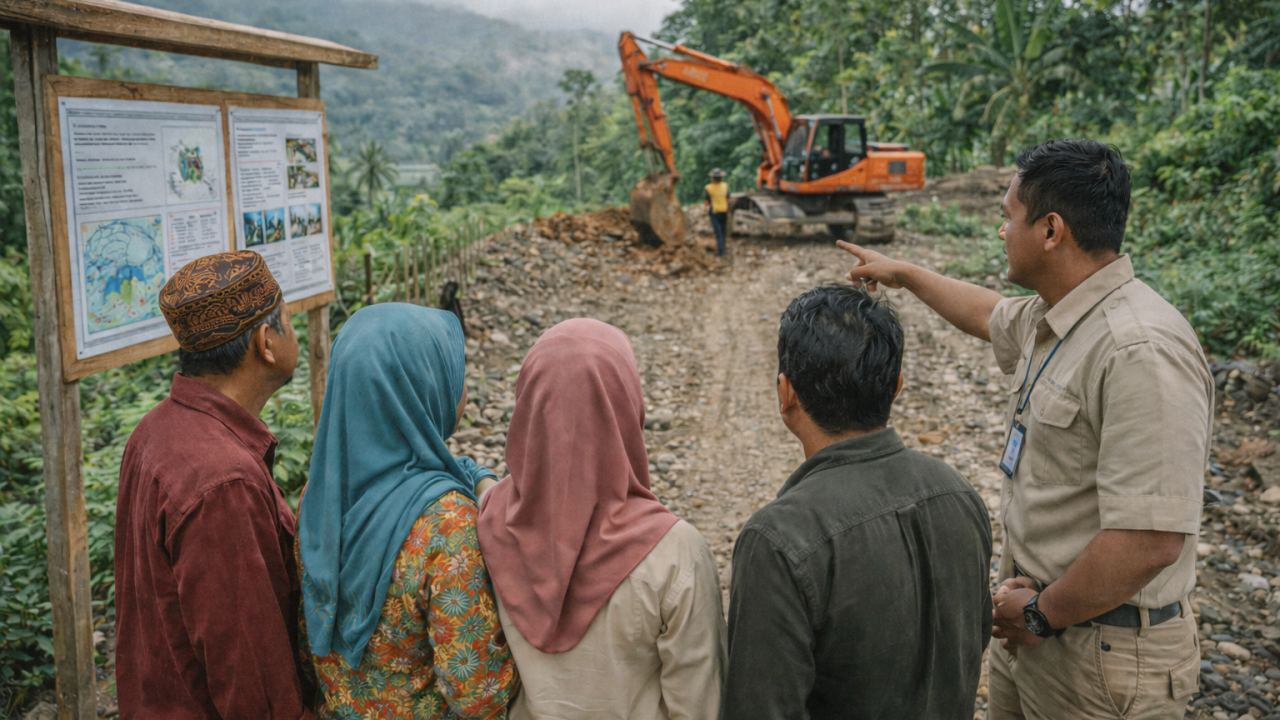 Aksesibilitas Wilayah Jadi Perhatian Utama Pembangunan Desa Rangga Intan