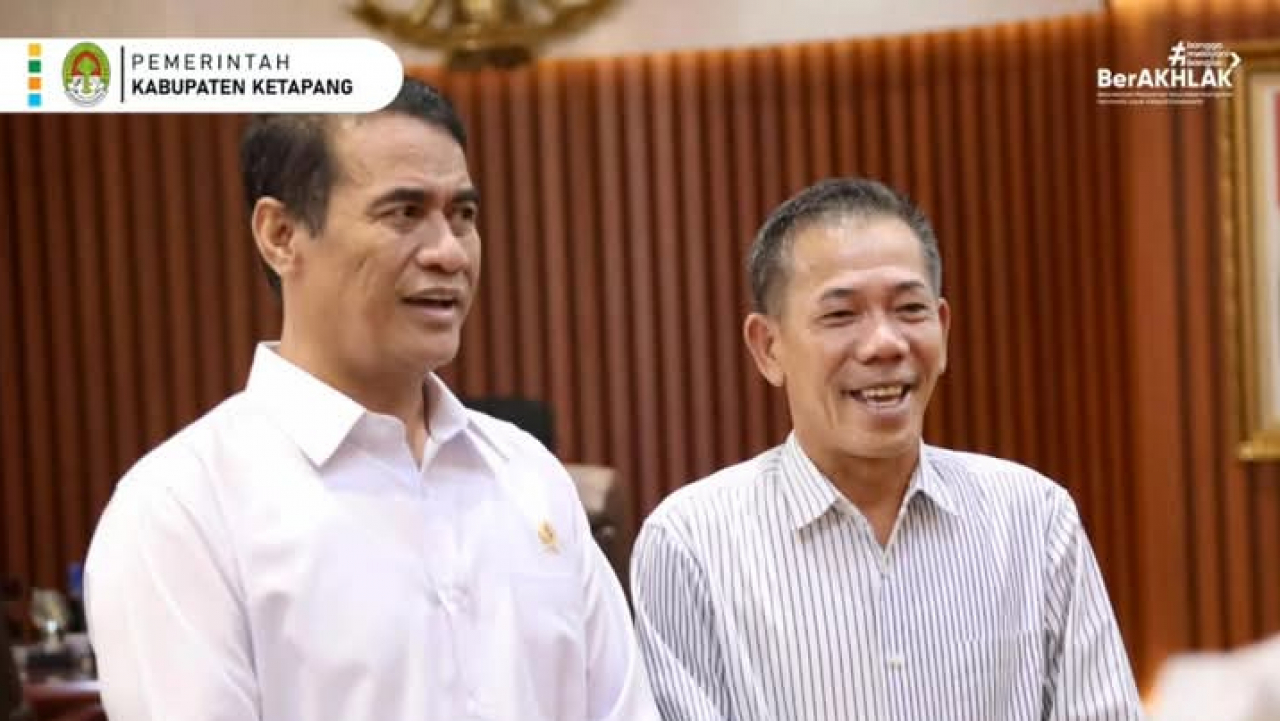 Bupati dan wakil Bupati Ketapang Mendukung Program Nasional Ketahanan Pangan