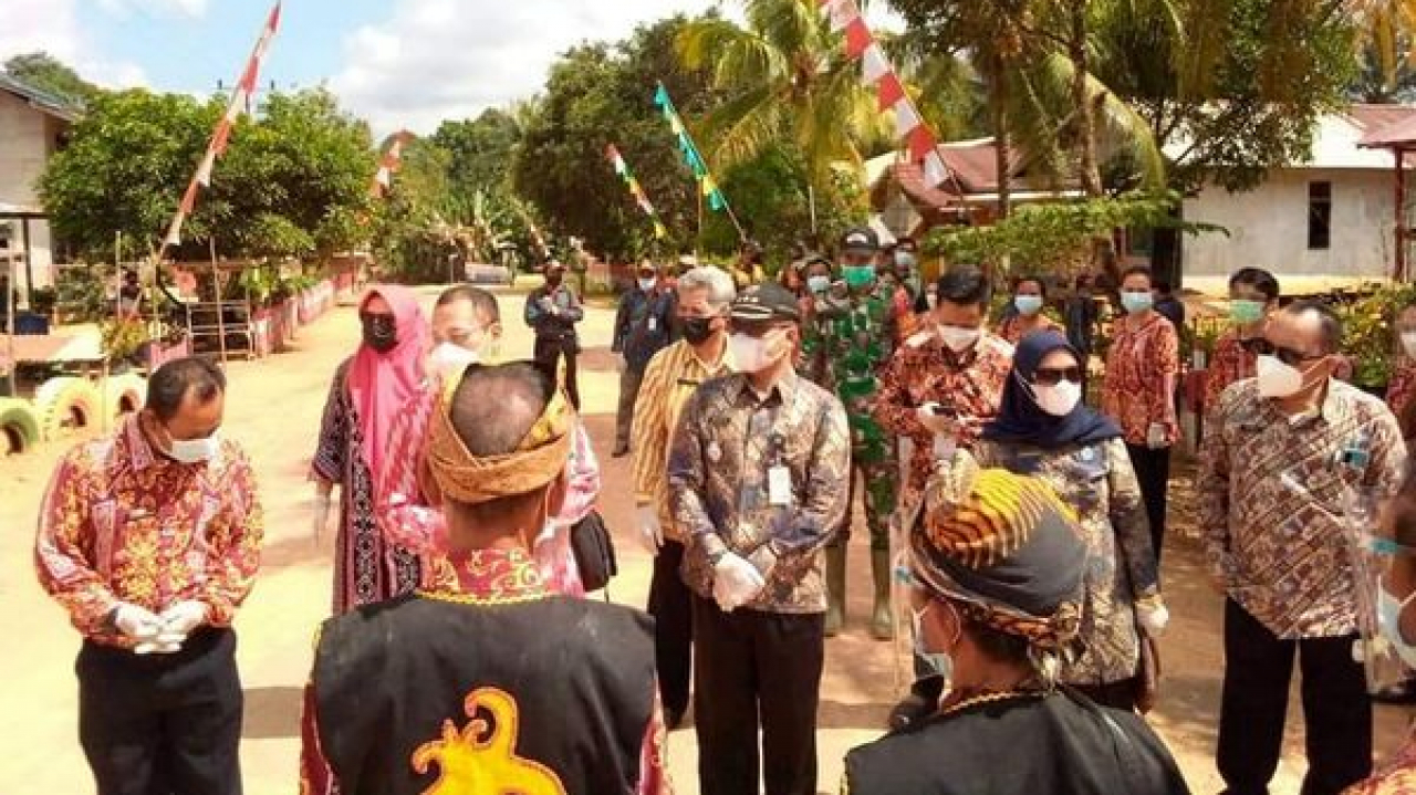 Babinsa Jelai Hulu Hadiri Acara Lomba Desa Tingkat Provinsi