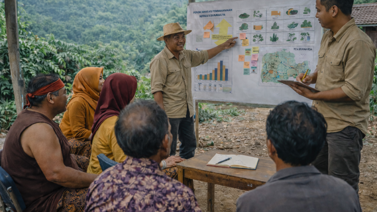 Akses Wilayah dan Sarana Dasar Jadi Penopang Aktivitas Warga Desa Pangkalan Paket