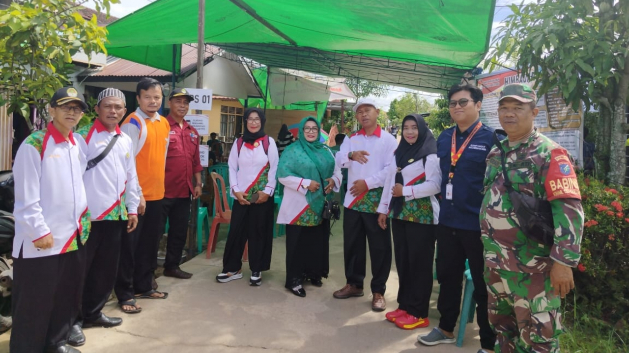 Monitoring Pelaksanaan Pilkada Serentak Tahun 2024 di Desa Payak Kumang Kecamatan Delta Pawan Kabupaten Ketapang