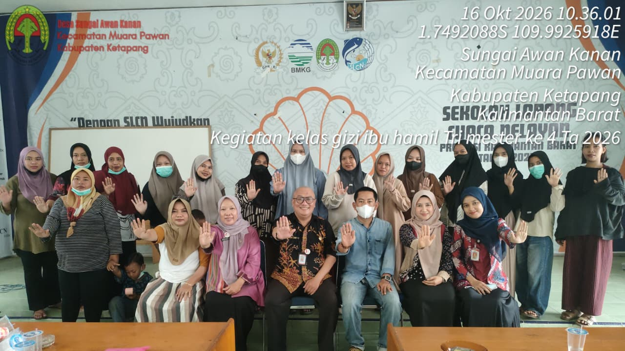 Kelas Gizi Ibu Hamil di Desa Sungai Awan Kanan Ketapang
