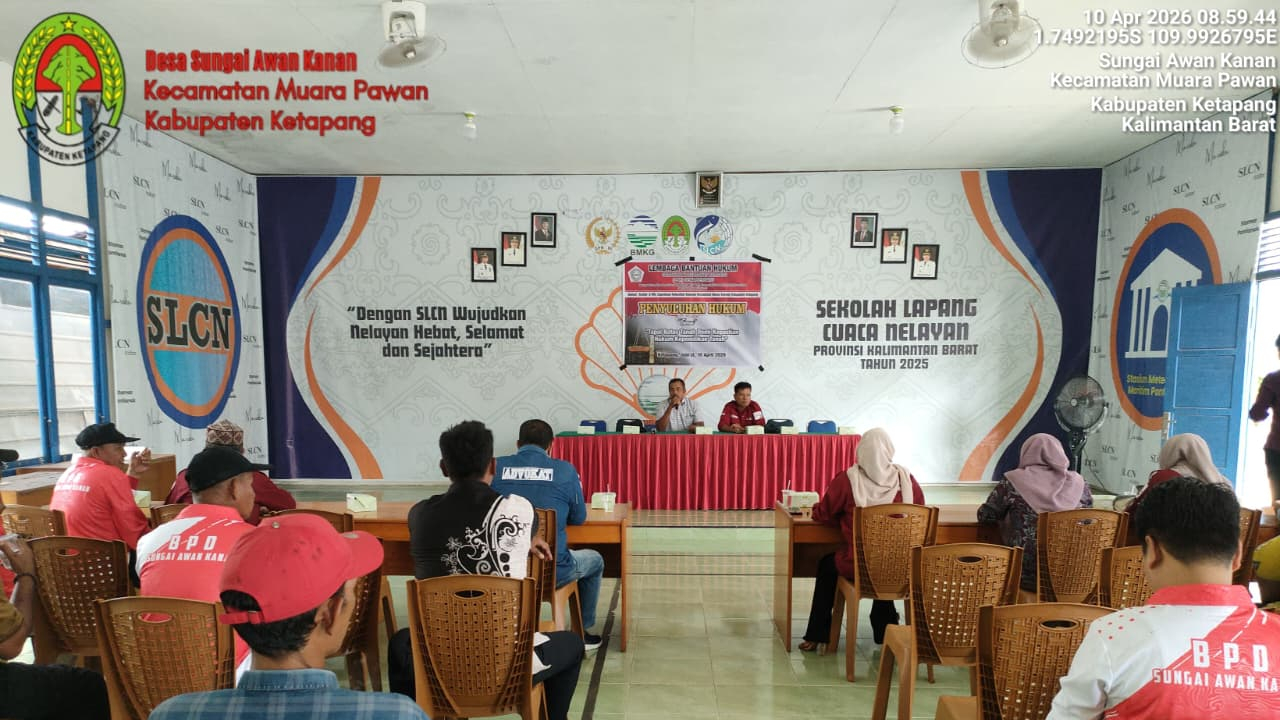 Penyuluhan Hukum Tapal Batas Tanah, Sungai Awan Kanan